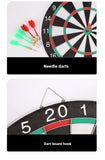 20168 Merge 17" Dart Board Set Double Sided Dartboard with 6 Darts Family Competition Z329.
