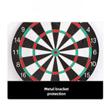 20168 Merge 17" Dart Board Set Double Sided Dartboard with 6 Darts Family Competition Z329.
