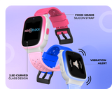 21106 Merge KIDSOCLOCK 4G Kids Smart Watch GPS Tracking Video Voice Call Blue Z145.