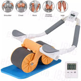 21123 Merge Automatic Orange Rebound Abdominal Wheel Ab Roller with Elbow Support Fitness Z117 xxxxxxx You 051225.