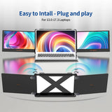 2116 Merge Triple Fold Portable Monitor Screen Extender 13.0"-17.3" Laptop Type-C HDMI Z246 xxxxxxx You .