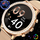 22115 Merge Fitness Smart Watch Women Men Heart Rate For iPhone Android Bluetooth Waterproof.