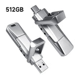 2211 Merge USB 3.2 Gen 2 solid State USB Flash Drive 512MB USB C And USB A Dual Port Z194 xxxxxxx You 010526.