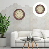 22143 Merge Wall Clock Modern Vintage Rustic Wooden Style Home Kitchen Silent Quartz 12inch Z248 xxxxxxx You 240326.