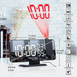 22150 Merge LED Digital Smart Alarm Clock Projection Temperature time Projector LCD Display Z249 xxxxxxx You 270326.