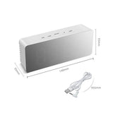 22152 Merge Digital Led Mirror Desk Alarm Clock Table Temperature Time Snooze USB Battery Z249 xxxxxxx You 270326.