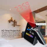 22156 Merge Led Digital Alarm Clock Projection Temperature Time Projector LCD Display Z249 xxxxxxx You 270326.