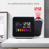 22156 Merge Led Digital Alarm Clock Projection Temperature Time Projector LCD Display Z249 xxxxxxx You 270326.