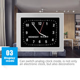 22157 Merge 8" Led Dementia Digital Calendar clock Alarm Day/Week/month White Z249 xxxxxxx You 270326.
