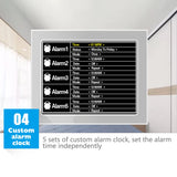 22157 Merge 8" Led Dementia Digital Calendar clock Alarm Day/Week/month White Z249 xxxxxxx You 270326.