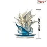22161 Merge Elegant 1 Piece Lily Vase Decoration White blue Table Decor Z318 xxxxxxx You 200826.