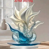 22161 Merge Elegant 1 Piece Lily Vase Decoration White blue Table Decor Z318 xxxxxxx You 200826.