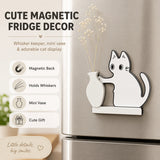 22165 Merge Magnetic Cat whisker Holder Fridge Magnet Vase Cute Cat Lovers Decor Gift Z318 xxxxxxx You 200826.