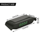 Merge 22169 Solar Powered Vehicle Clock Noctilucine Accurate Digital Time Piece for Your Car Z248 Z202 .