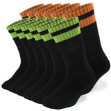23137 Merge 6 Pair Hi Vis Orange Yellow Cotton Steel Cap Australian Heavy Duty Work Socks Z160 xxxxxxx You 020626.