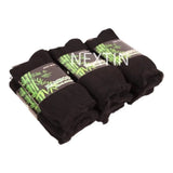 23138 Merge 9 Pack Bamboo Thermal Socks Thick Warm Work Cushions Heavy Duty Black 75% Z160 xxxxxxx You 020626.