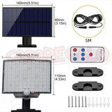 25111 Merge 106 LED Solar Motion Sensor Light Out Doors Wall mounted Flood Lamp Z126.