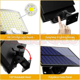 25111 Merge 106 LED Solar Motion Sensor Light Out Doors Wall mounted Flood Lamp Z126.