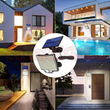 25111 Merge 106 LED Solar Motion Sensor Light Out Doors Wall mounted Flood Lamp Z126.