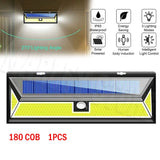 25112 Solar Powered 180 LEDS PIR Motion Sensor Light Outdoor Garden Security flood Lamp Celebrations glowing Sale Diamonds Z126.