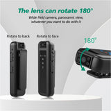 25121 Merge Mini Body Camera HD 1080P IR Body Camcorder Audio Video Recorder With Bracket Peace X146.