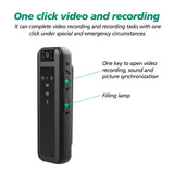 25121 Merge Mini Body Camera HD 1080P IR Body Camcorder Audio Video Recorder With Bracket Peace X146.