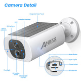 25140 Merge Anran 3MP Solar Security Camera System Wireless Home Wifi Outdoor Night Vision Z126 xxxxxxx You 210426.