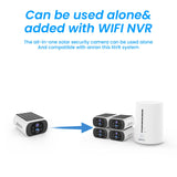 25148 Merge 4-Anran 4MP Solar Battery Wireless Home Security Camera INC Wifi Tower Outdoor Garden 64GB Z126 xxxxxxx You 210426.