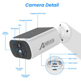 25148 Merge 4-Anran 4MP Solar Battery Wireless Home Security Camera INC Wifi Tower Outdoor Garden 64GB Z126 xxxxxxx You 210426.