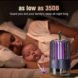 26005 Merge Electric USB Insect Bug Fly Mosquite Killer UV LED Fan Lamp Catcher Zapper Outback Z195.