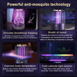 26005 Merge Electric USB Insect Bug Fly Mosquite Killer UV LED Fan Lamp Catcher Zapper Outback Z195.
