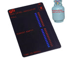 26022 Merge 2 x Magnetic Gas Level Indicator Gas Bottle Gauge BBQ Camping Home Z135.