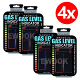 26025 Merge 4 x Magnetic Gas Level Indicator Gas Bottle BBQ Camping Outdoor Gas Bottle Z135.