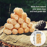 26032 100 All Natural Fire Starters Fire Pit Wick Charcoal Wood Lighter Ignite Z206 xxxxxxx You 040126.