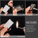 26033 Merge 2 PCS Fire Flint Match Lighter Steel Survival Camping Emergency Z206 xxxxxxx You 050126.