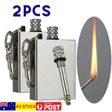 26033 Merge 2 PCS Fire Flint Match Lighter Steel Survival Camping Emergency Z206 xxxxxxx You 050126.