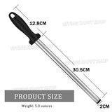 26046 Merge Diamond Knife Sharpener Steel 300mm Oval 600 Sharpener Z306 xxxxxxx You 290726.
