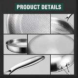 26052 Merge Frying Pan Scratch Resistant Non Stick Titanium Hammered Induction Z309 xxxxxxx You 290726.