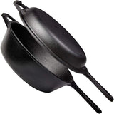 26054 Merge 2 in 1 Thickened Frying Pan Cast Iron Steak Skillet 10" BBQ Oven Cookware 26054 xxxxxxx You 290726.