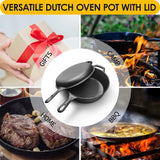 26054 Merge 2 in 1 Thickened Frying Pan Cast Iron Steak Skillet 10" BBQ Oven Cookware 26054 xxxxxxx You 290726.