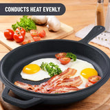 26054 Merge 2 in 1 Thickened Frying Pan Cast Iron Steak Skillet 10" BBQ Oven Cookware 26054 xxxxxxx You 290726.