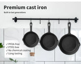 26056 Merge Toque 30cm Cast Iron Frying Pan Non Stick Steak Skillet Round BBQ Grill Cookware Z309 xxxxxxx You 300726.