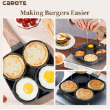 26057 4 Cups Cookware Pancake Omelet Pan Egg Frying Nonstick Pancake Pans Z309 xxxxxxx You 300726.