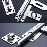 27151 Merge 304 Stainless Steel Large Slide Door Latch Heavey Duty Lock Garage Gate Bolt Z286