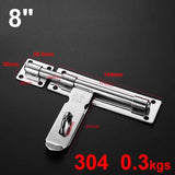 27151 Merge 304 Stainless Steel Large Slide Door Latch Heavey Duty Lock Garage Gate Bolt Z286