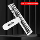 27151 Merge 304 Stainless Steel Large Slide Door Latch Heavey Duty Lock Garage Gate Bolt Z286