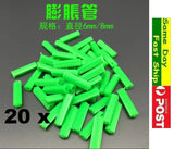 27169 Merge 20 Pieces Plastic Star Wall Plug Screw Fixing Anchor 27x8 Z295 xxxxxxx You 060726.