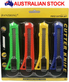 27172 Merge 5 Pack Stanley Utility Knife Box Cutter Snap Off Retractable Blades ABS Steel Z306 xxxxxxx You 240726.