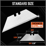 27174 Merge Horusdy 100 Pack Stanley Knife Blades With Dispenser Replacement SK5 High Carbo Z306 xxxxxxx You 240726.