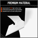 27174 Merge Horusdy 100 Pack Stanley Knife Blades With Dispenser Replacement SK5 High Carbo Z306 xxxxxxx You 240726.